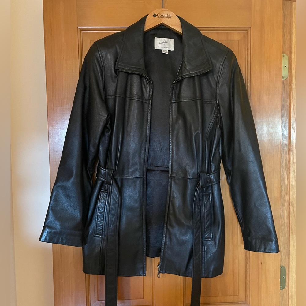90s leather jacket